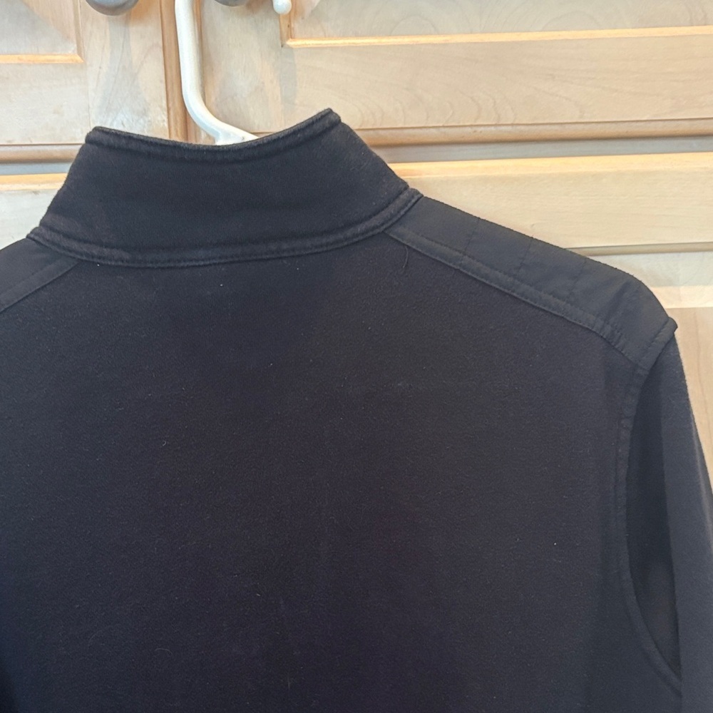 Apt 9 Classic Black Zip-Up Sweatshirt Men’s Medium with Pockets. - Picture 9 of 13